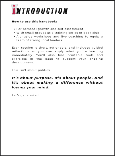 Lead With Your Strengths: A Survival Guide for the Grassroots Patriot (PDF Digital Download)